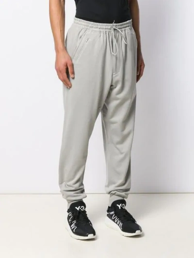 Shop Y-3 Straight Leg Track Pants In Arcgry