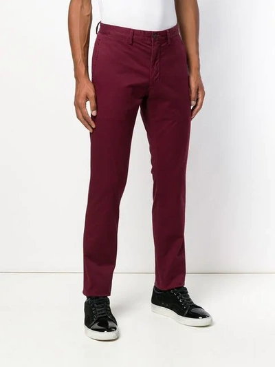 Shop Polo Ralph Lauren Basic Chinos In Red