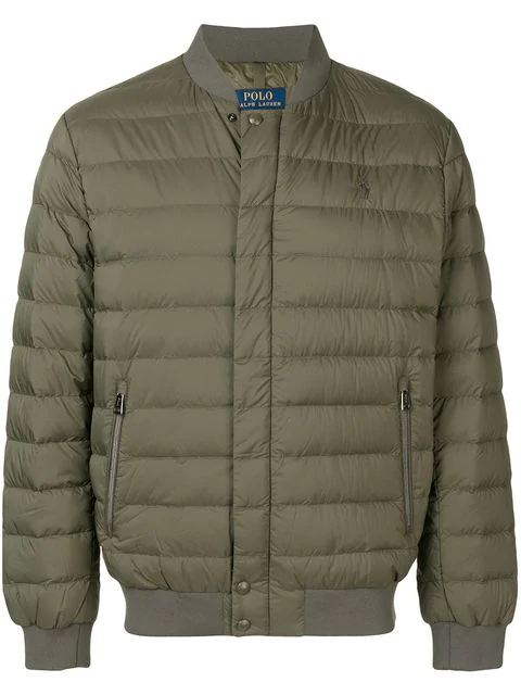 ralph lauren padded bomber jacket