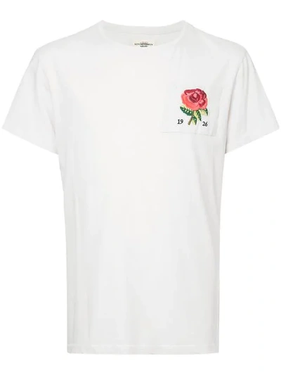 Shop Kent & Curwen Logo Patch T-shirt In White