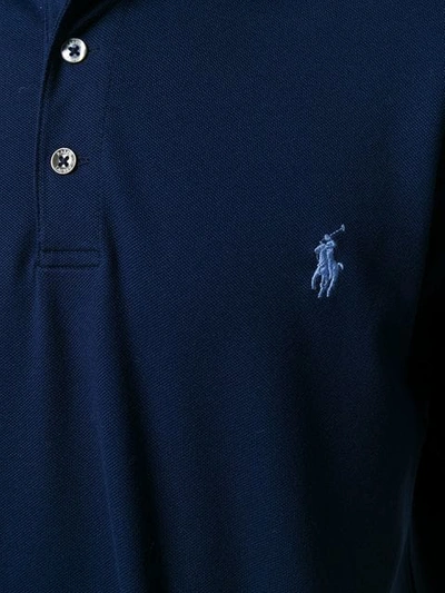 Shop Polo Ralph Lauren Classic Polo Shirt In Blue