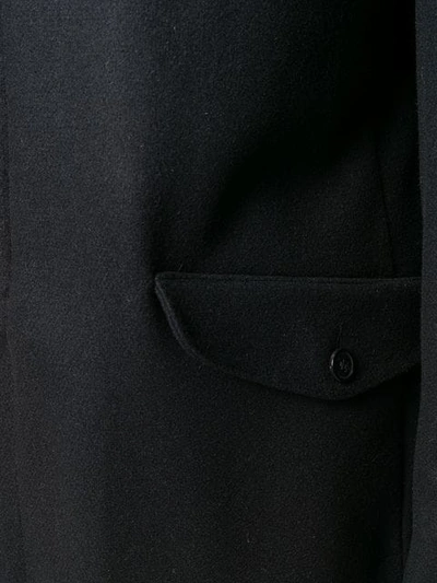 Shop Stephan Schneider Fake Hooded Coat In Black