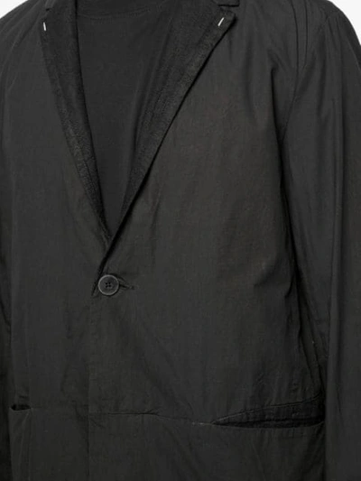 TRANSIT 经典合身西装夹克 - 黑色