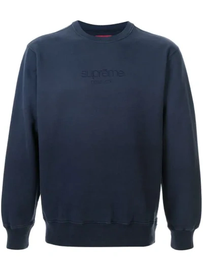 Supreme dipped outlet crewneck black