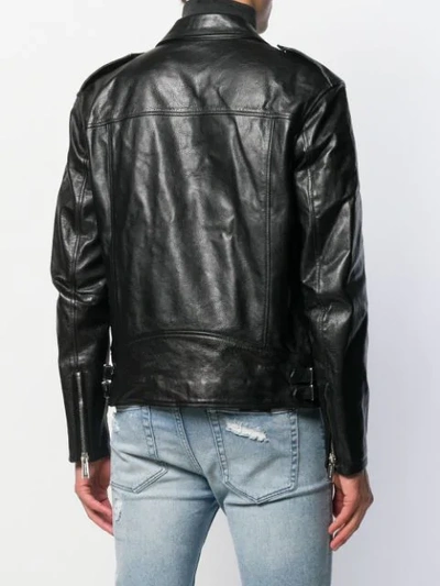 Shop Dsquared2 Classic Biker Jacket In Black