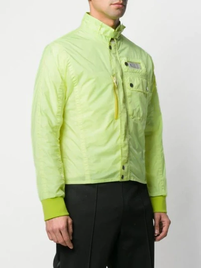 Shop Maison Margiela Neon Lightweight Jacket In Yellow