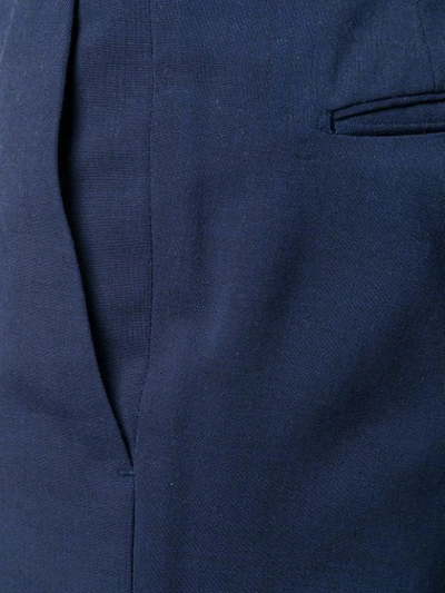 PT01 SLIM-FIT TAILORED TROUSERS - 蓝色