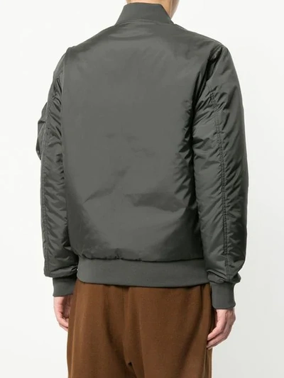 Shop Yoshiokubo Everest Bomber Jacket In Grey