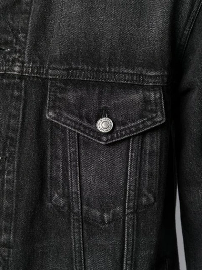 Shop Givenchy Classic Denim Jacket In Black