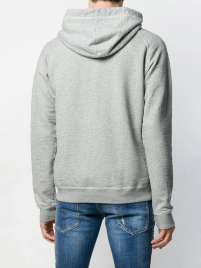 Shop Dsquared2 Kapuzensweatshirt Mit Logo In Grey