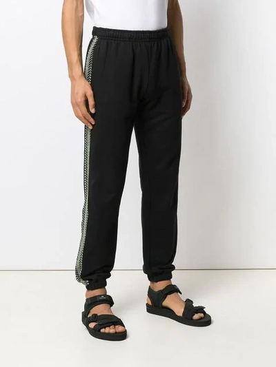 Shop Adish Bestickte Jogginghose In Black