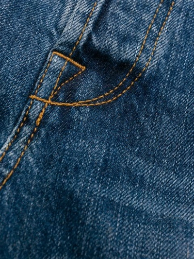 Shop Valentino Vltn Selvedge Baggy Jeans In Blue