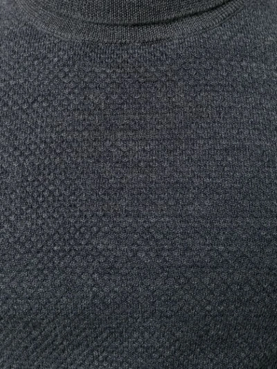 Zanone Roll Neck Sweatshirt In Grey