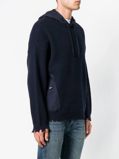 Shop Closed X F. Girbaud Hooded Jumper In Blue