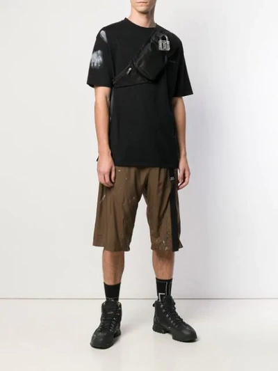 Shop Oakley By Samuel Ross Knee-high Cargo Shorts In Brown