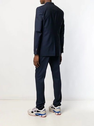 Shop Maison Margiela Two-piece Suit In Blue