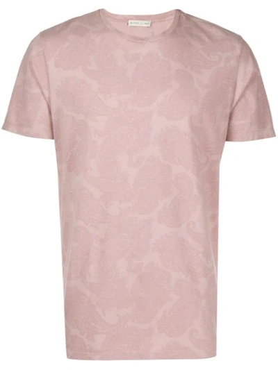 Shop Etro T-shirt Mit Paisley-print - Rosa In Pink
