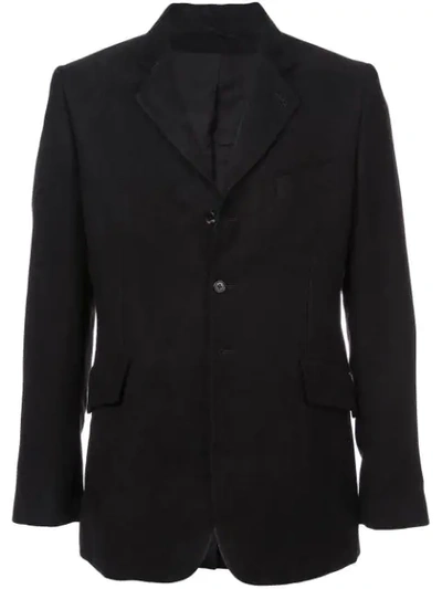 Shop Ann Demeulemeester Fitted Blazer In Black