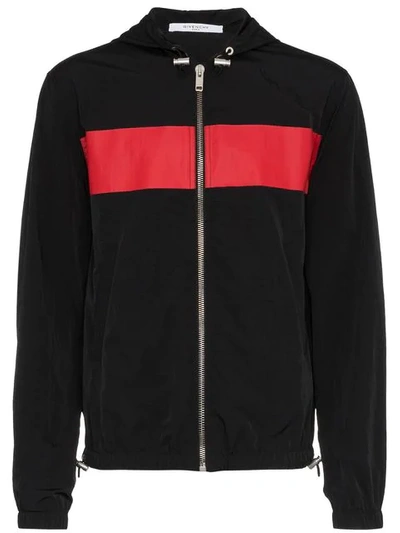 Shop Givenchy Jacke Mit Logo-print In Black