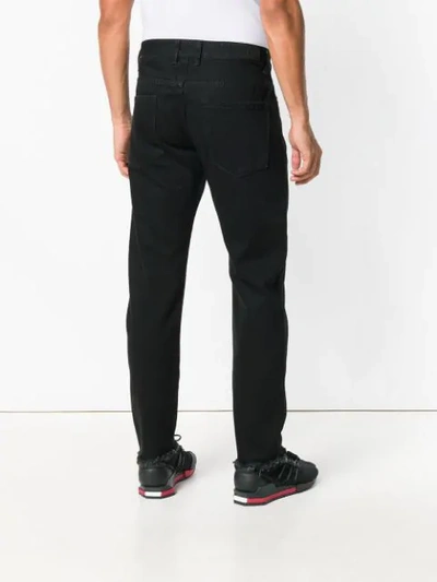 Shop Represent Straight Leg Jeans In Black