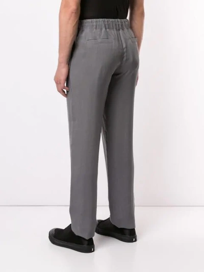 GIORGIO ARMANI 基本款运动裤 - 灰色