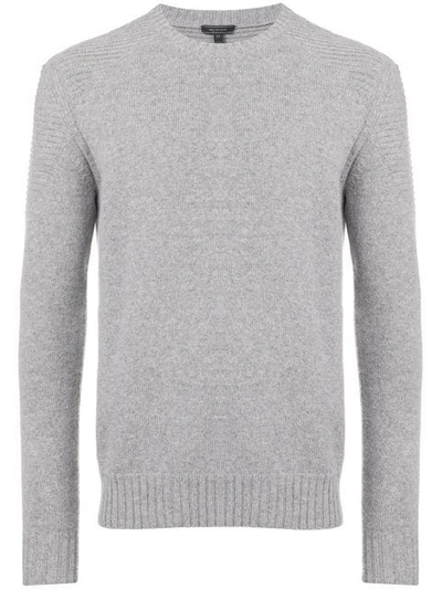 Shop Belstaff Knitted Sweater In Grey
