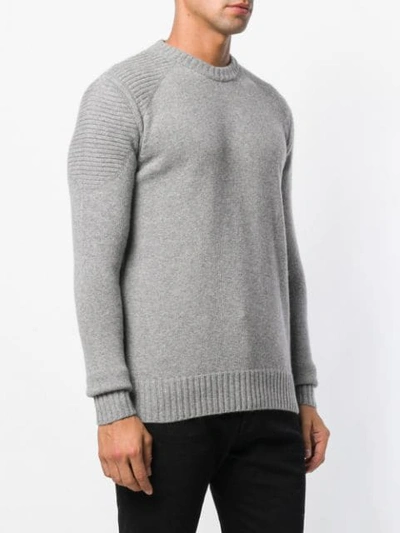 Shop Belstaff Knitted Sweater In Grey