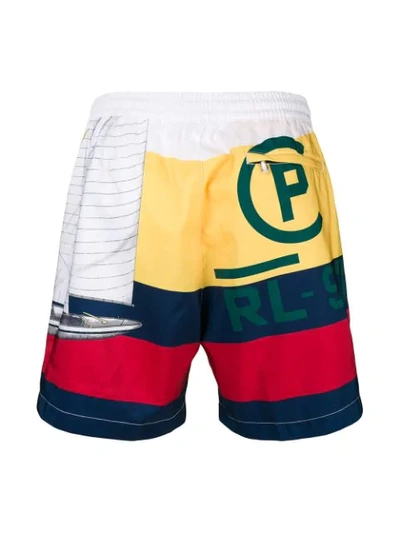 Shop Polo Ralph Lauren Us Sailing Swim Shorts - Multicolour