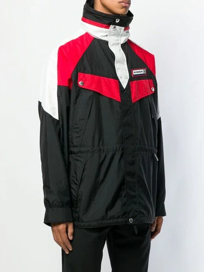 Shop Givenchy Zipped Up Sports Jacket In Black