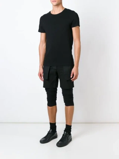 Pre-owned Helmut Lang Inside-out Shorts In Black