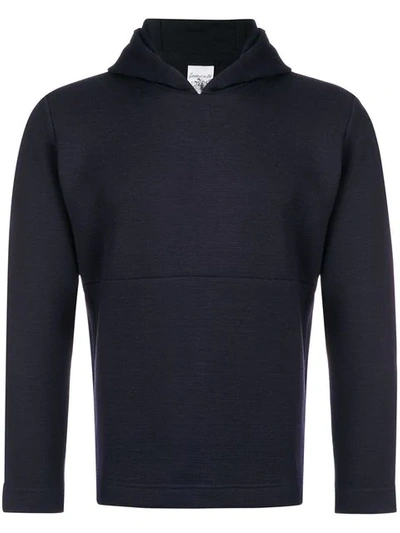 Shop S.n.s Herning Neo Hoodie In Blue