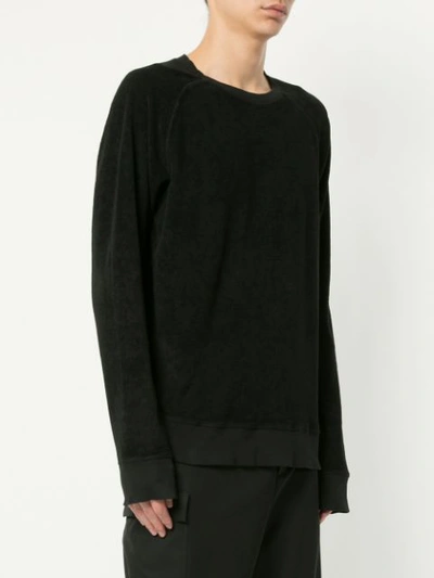 Shop Nudie Jeans Co Loose-fit Sweatshirt - Black