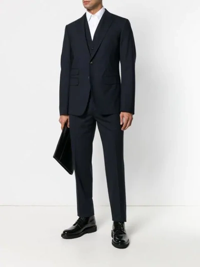 Shop Dsquared2 Formal Two-piece Suit In Blue