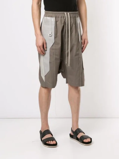 Shop Rick Owens Drop-crotch Shorts In Brown