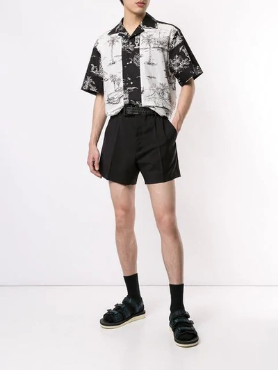 Shop N°21 Tailored Fitted Shorts In Black