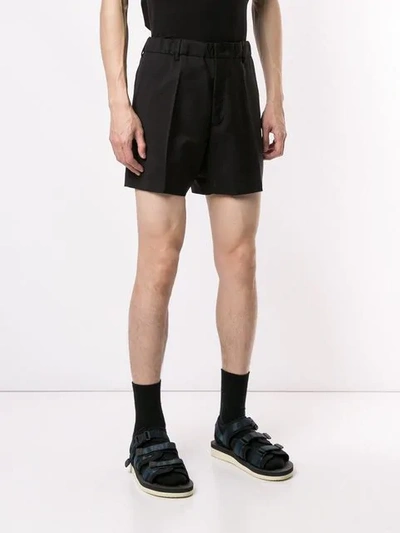 Shop N°21 Tailored Fitted Shorts In Black