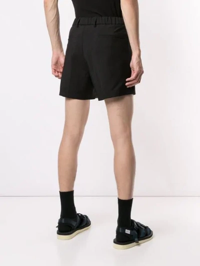 Shop N°21 Tailored Fitted Shorts In Black