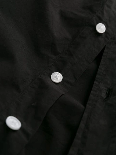 Shop Kenzo Button Down Collar Shirt In Black