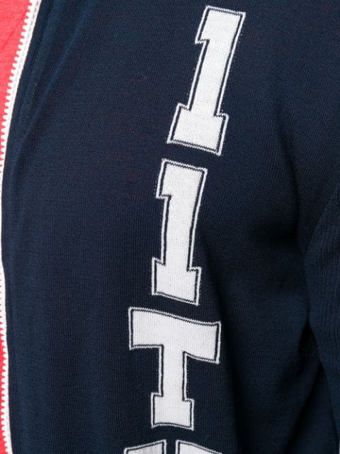 Eleventy Logo Print Track Jacket In Blue | ModeSens