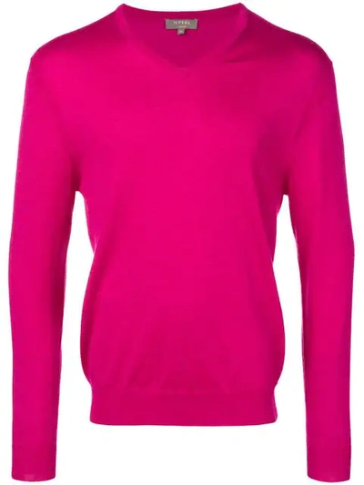 Shop N•peal N.peal Fine Knit Jumper - Pink