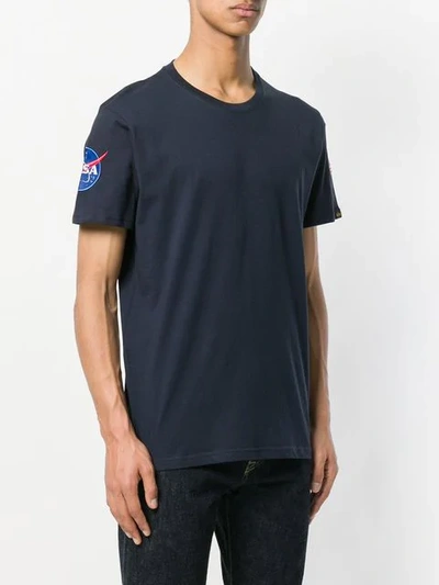 Shop Alpha Industries Nasa T-shirt In Blue