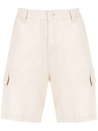 Shop Osklen Cargo Shorts In Neutrals