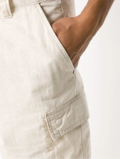 Shop Osklen Cargo Shorts In Neutrals