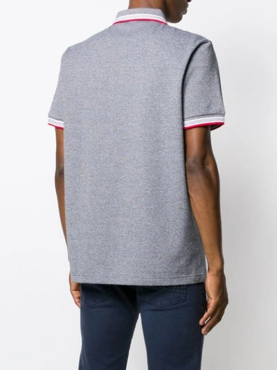 Shop Hugo Boss Short Sleeve Polo Shirt In Grey