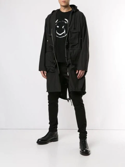 Shop Undercover Black Raincoat