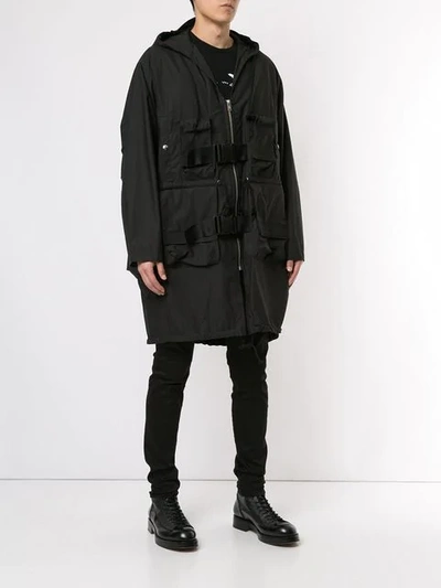 Shop Undercover Black Raincoat