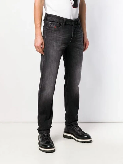 Shop Diesel Larkee-beex Slim Jeans In Black