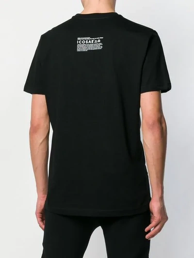 Shop Icosae Graphic Print T In Black