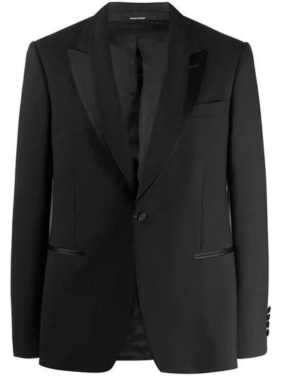 Shop Alexander Mcqueen Tailored Blazer In Black