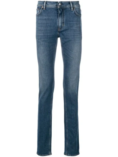 Shop Acne Studios North Slim Fit Jeans In Blue